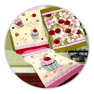 Imagem de 2X Kit 12 Pano Guardanapo Felpudo Teka Primore