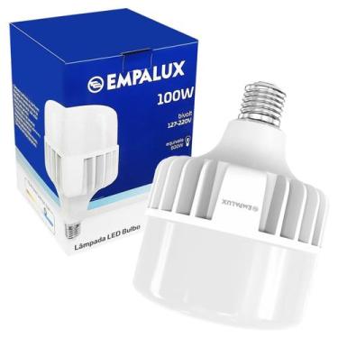 Imagem de Lâmpada Led Bulbo Alta Potência 100W E27 Bivolt Branco Frio - EMPALUX,