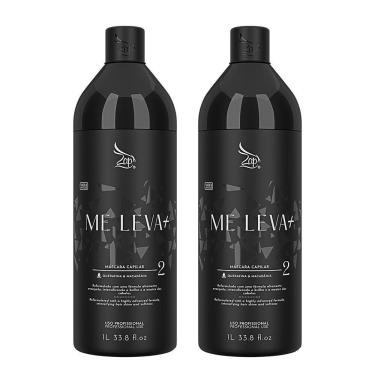 Imagem de Kit 2 Escovas Progressivas Me Leva Black Passo 2 1 Litro