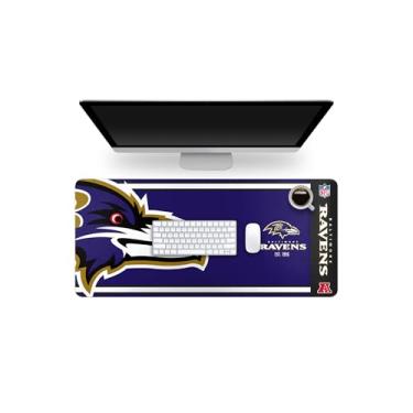 Imagem de FOCO NFL Official Established Primary Logo Wordmark Home Office Desk Pad Mouse Pad 89 cm x 41 cm (Baltimore Ravens, Baltimore Ravens)