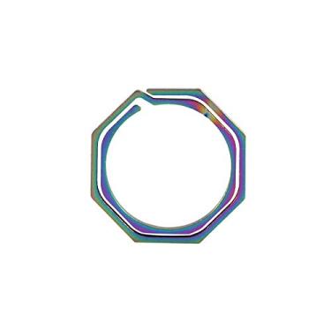 Imagem de Keychain de Liga de Titânio, Chaveiro de Anel QuickDraw para Acampar Ao Ar Livre Com Prova de Corrosão, Forte Durabilidade e Design Leve