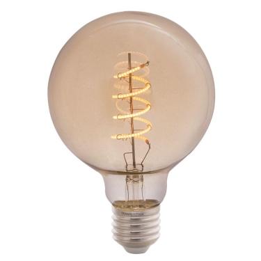 Imagem de Lâmpada Led De Filamento Espiral Tramontina G95 4 W 2200 K Luz Amarela âmbar
