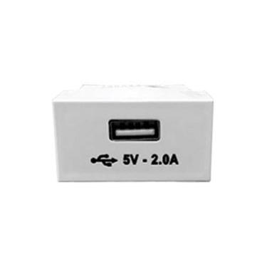 Imagem de Modulo Tomada Usb Bivolt - Linha Slim - Ilumi
