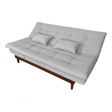 Imagem de Sofá Cama Versátil Madero Linho Espuma D33 Império Gelo 185