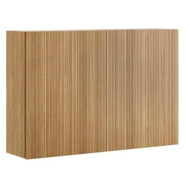 Imagem de Armário Aéreo De Cozinha Art 2 Portas 120 Cm Kit`s Paraná Cor:freijó Riscatto