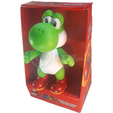Imagem de Boneco Action Figure Yoshi Grande Super Size 26Cm - Mario