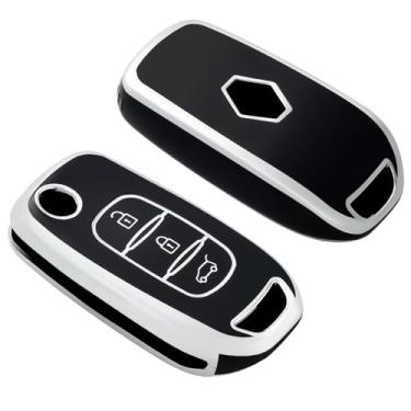 Imagem de Capa protetora para chave de carro para Renault Captur Megane Sandero Stepway Logan Clio 5 2022 Arkana 2020 2021 Kwid 2023