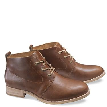 Imagem de Cat Footwear Bota de cano curto unissex Hester 3 ilhós de couro Chukka, Açúcar Mar, 8.5