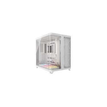 Imagem de Gabinete Gamer Corsair AIR 5400, Mid-Tower, com 3 Fans LX-R iCUE LINK, Lateral em Vidro, Branco - CC-9011321-WW