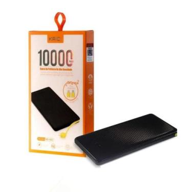 Imagem de Carregador Power Bank Portátil Kaidi 10.000 mAH Alta Densidade, Preto
