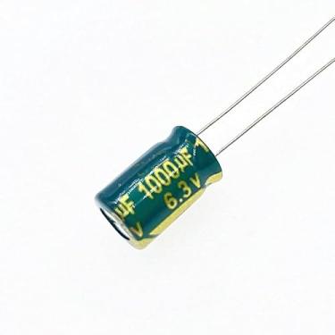 Imagem de 20 peças/lote 6,3v 1000uf 8 * 12 capacitor eletrolítico de alumínio de alta frequência, baixa impedância, alta frequência, baixa impedância, 1000uf 6,3 v
