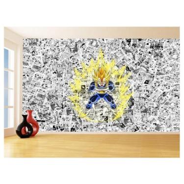Imagem de Papel De Parede 3D Dragon Ball Vegeta Anime 3,5M Dbz572 - Você Decora
