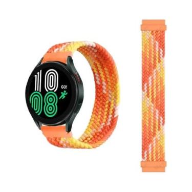 Imagem de Pulseira Trançada Solo Loop De 22mm 20mm Para Samsung Galaxy Watch E A