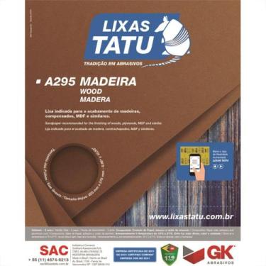 Imagem de Lixa Madeira Tatu 180 A29501800050 - Kit C/50