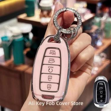 Imagem de Capa De Chave Inteligente Para Hyundai Elantra GT Sport Santa Fe Palis