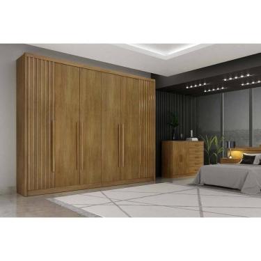 Imagem de Guarda Roupa Casal 6 Portas (2 Ripadas) E 6 Gavetas Bragança/coimbra Cumaru 23 - Novo Horizonte