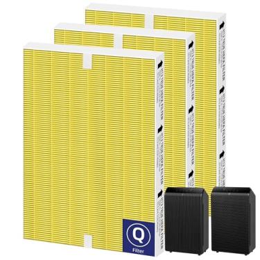Imagem de Pulluty Filtro purificador de ar 5510 5520 HEPA Pet Care Q substituição para purificador de ar Winix 5510 5520 Plasmawave, # 1712-0123-00, pacote com 3