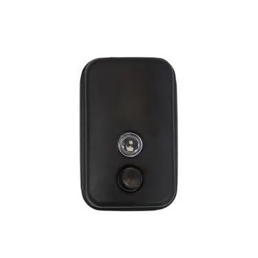 Imagem de Dispenser 500ml para Sabonete Líquido e Álcool Gel – Aço Inox Preto, Resistência e Design Moderno – Global