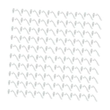 Imagem de Gralara Conjunto de 100 Presilhas para Abajur, Suportes de Fixação para Luminárias, Soquetes para Lâmpadas, Instalação Fácil com Parafusos, Transparente