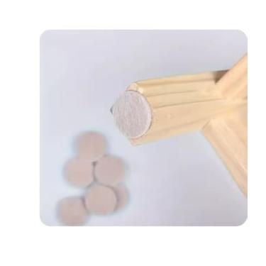 Imagem de Protetores Para PéS De MóVeis — Adequados Para Cadeiras, Mesas, SofáS E Geladeiras, Evitando ArranhõEs No Piso(Bege 16pçs R)