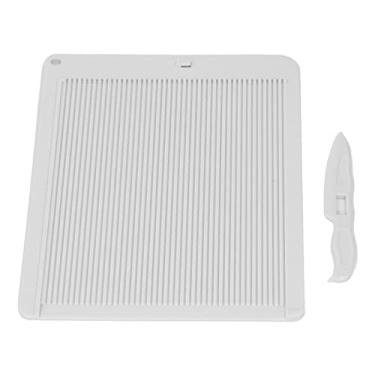 Imagem de Alomejor Tapete de Corte de Costura, Placa de Corte de Artesanato de Plástico para Costura de Artesanato Acolchoado, Ferramenta de Pacote de Flores Em Pasta de Feltro Com Borda de Feltro