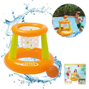 Imagem de Jogo Basquete Cesta Inflável Com Bola - Intex 58504