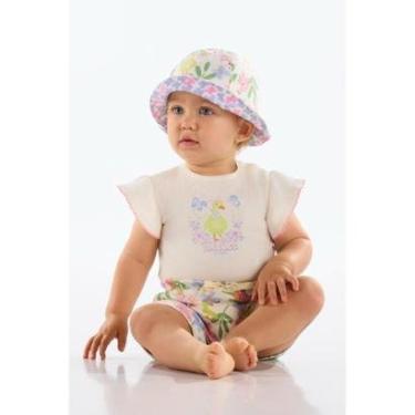 Imagem de Conjunto Body e Short Floral Bebê Up Baby-Feminino