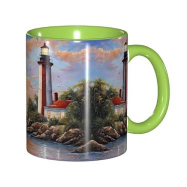 Imagem de Zeraoke Impressão de pintura de diamante canecas de café criativas, personalizadas, presente para família, tamanho de 325 ml, unissex