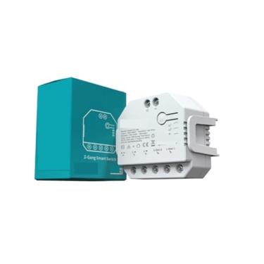 Imagem de Com interruptor inteligente de medição de energia DIY para cortina de motor elétrico de persiana (DUALR3 Lite 2 peças)