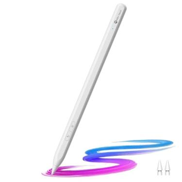 Imagem de HOU Caneta Stylus para Apple iPad – Carregamento USB-C com porta oculta, sucção magnética forte, suporta desfazer e apagar, bateria de longa duração – compatível com iPad Pro/Air/Mini e 6ª a 11ª