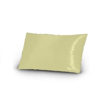 Imagem de Fronhas De Cetim Anti Frizz Seda Alto Brilho Pérola 8 Unid.