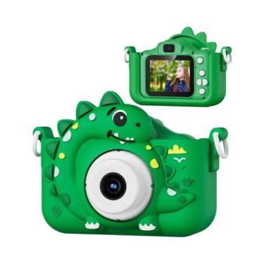 Imagem de Câmera Digital Infantil Dinossauro 1080P HD Para Vlogging, Brinquedo P