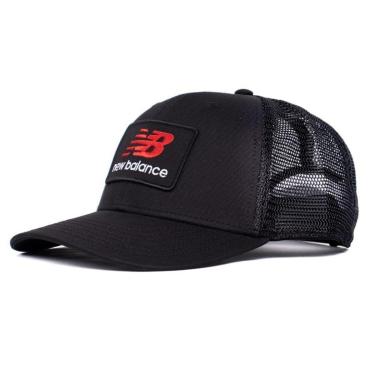 Imagem de Boné Unissex New Balance Trucker Preto-Unissex