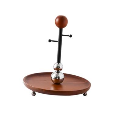 Imagem de IEUDNS Porta-chaves de Madeira, Organizador de Entrada em Madeira, Suporte de Chaves Estável para Casa, Decorativo para Cômoda, Mesa de Entrada, Chaves de Ca, L