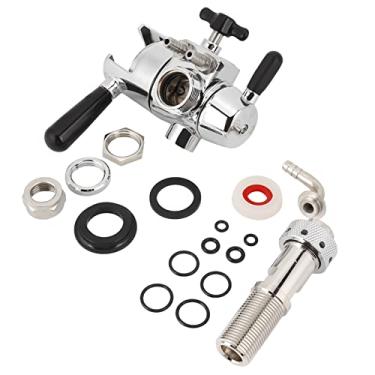 Imagem de Eujgoov Torneira de Cerveja de Aço Inoxidável para Enchimento de Garrafa de Cerveja Torneira Antiespumante para de Rascunho 28mm 38mm Compatível Com Homebrew Kegerator Bar Party Use (Calibre 28mm)