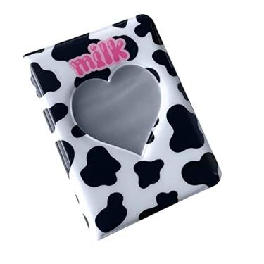 Imagem de Cryfokt Mini álbum de Fotos Bonito Amor Coração Oco Capa 3 Polegada Photocard Titular Livro para Várias Fotos Adequado para Amigos que Seguem As Estrelas