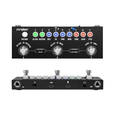 Imagem de Pedal Multi Efeitos Recarregável M-VAVE Cube Para Guitarra Acústica, B