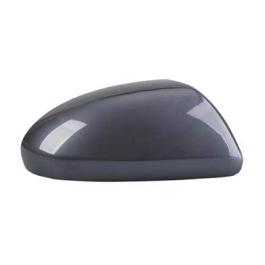 Imagem de Substituição da porta retrovisor do carro espelho lateral capa habitação Compatível com mazda 3 2010-2013 acessórios do carro(Gray Right)