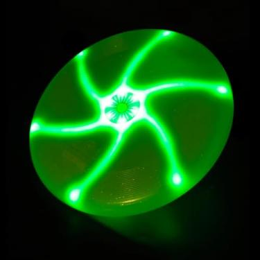 Imagem de LaRoo Disco voador Frisbee, modo de iluminação, anel voador luminoso recarregável, leve de 25,4 cm, adequado para iniciantes ao ar livre, praia, parque, quintal, jogos - adolescentes meninos adultos