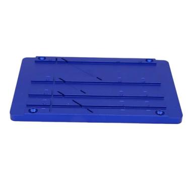 Imagem de Jiawu Conjunto de Emenda de Fita, Carretel de Liga de Alumínio Profissional para Bloco de Emenda de Carretel para Kit de Reparo de Fita Cassete Revoxsonido (Azul)