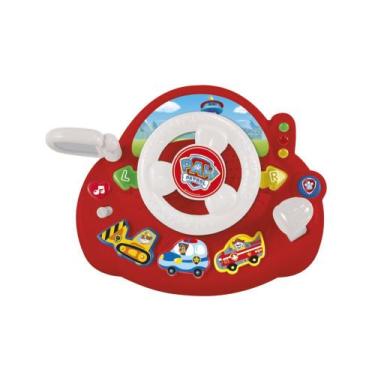 Imagem de Volantinho Interativo Com Som Patrulha Canina YesToys Vermelho - 20406