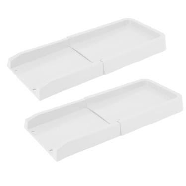 Imagem de TOPINCN Extensão de Calha de Chuva, Extensões de Calha para Drenagem de água, Bandejas de Drenagem de Bico Fixáveis (WHITE)