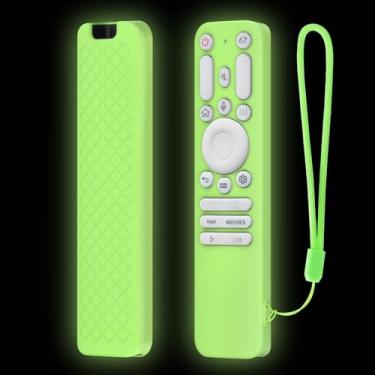 Imagem de Capa protetora de silicone para AKB76044412, capa antiderrapante com controle remoto (verde claro)