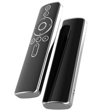 Imagem de Capa de TPU para xiaomi TV 4A, substituição de capa remota, proteção total, capa antiderrapante para controle remoto (preto)