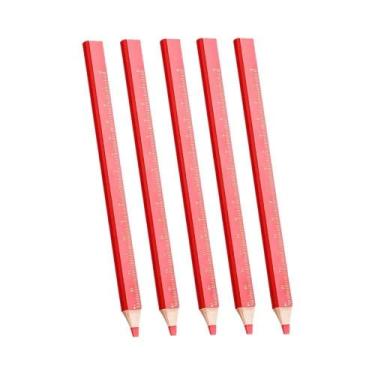 Imagem de Lápis Para Marcenaria 10 Peças, Canetas De Marcação De Madeira Com Pon