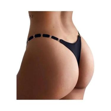 Imagem de Calcinha Sexy De Cintura Baixa Zebra Flower Para Mulheres, Sem Costura