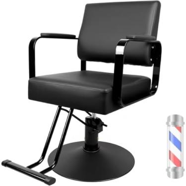 Imagem de Cadeira Barbearia Maquiagem de Salao Cabelereiro Hidráulica, Cadeira de Salão de Beleza