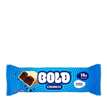 Imagem de Barra Proteica Bold Crunch Cookies & Cream -60g