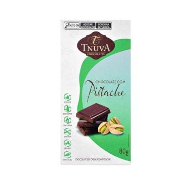 Imagem de Tablete de Chocolate Vegano Sabor Pistache Tnuva 80g