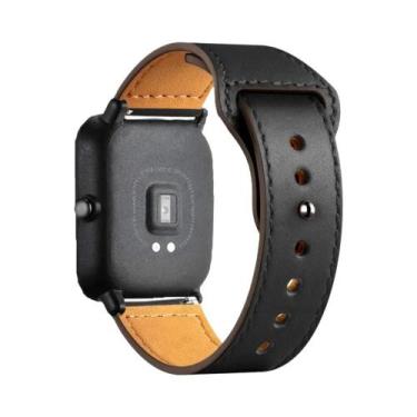 Imagem de Pulseira De Couro Para Relógio Amazfit 20mm/22mm Compatível Com GTS 4/